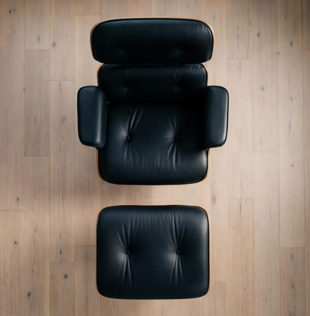 Fauteuil Eames Lounge chair & Ottoman